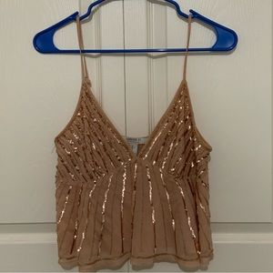 Forever 21 Sequin Crop Top